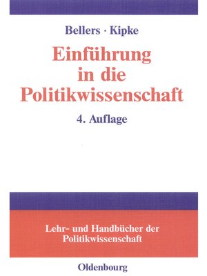 cover image of Einführung in die Politikwissenschaft